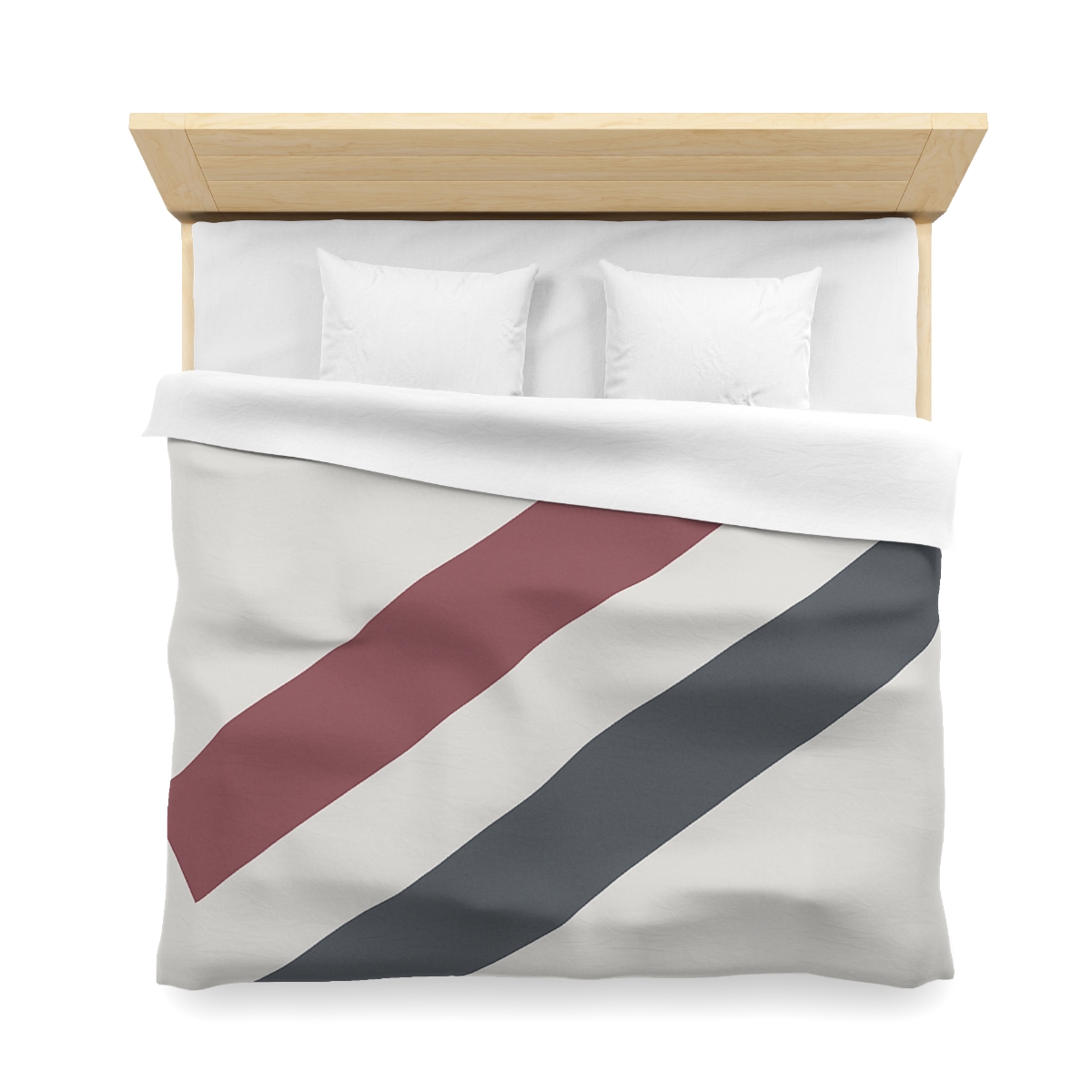 Diagonal Bar Pair duvets for gifts
