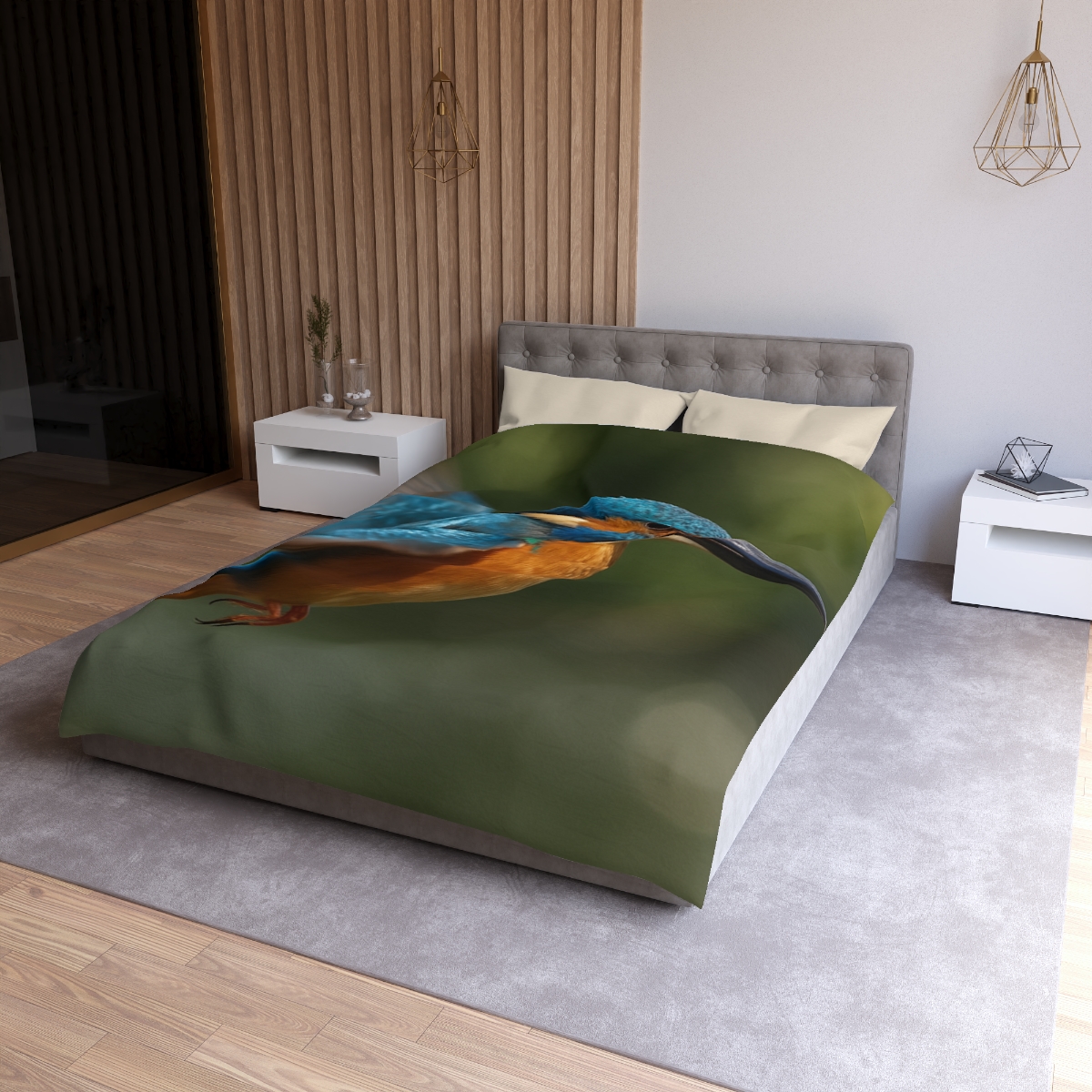 Kingfisher Sapphire Dive warm winter duvets