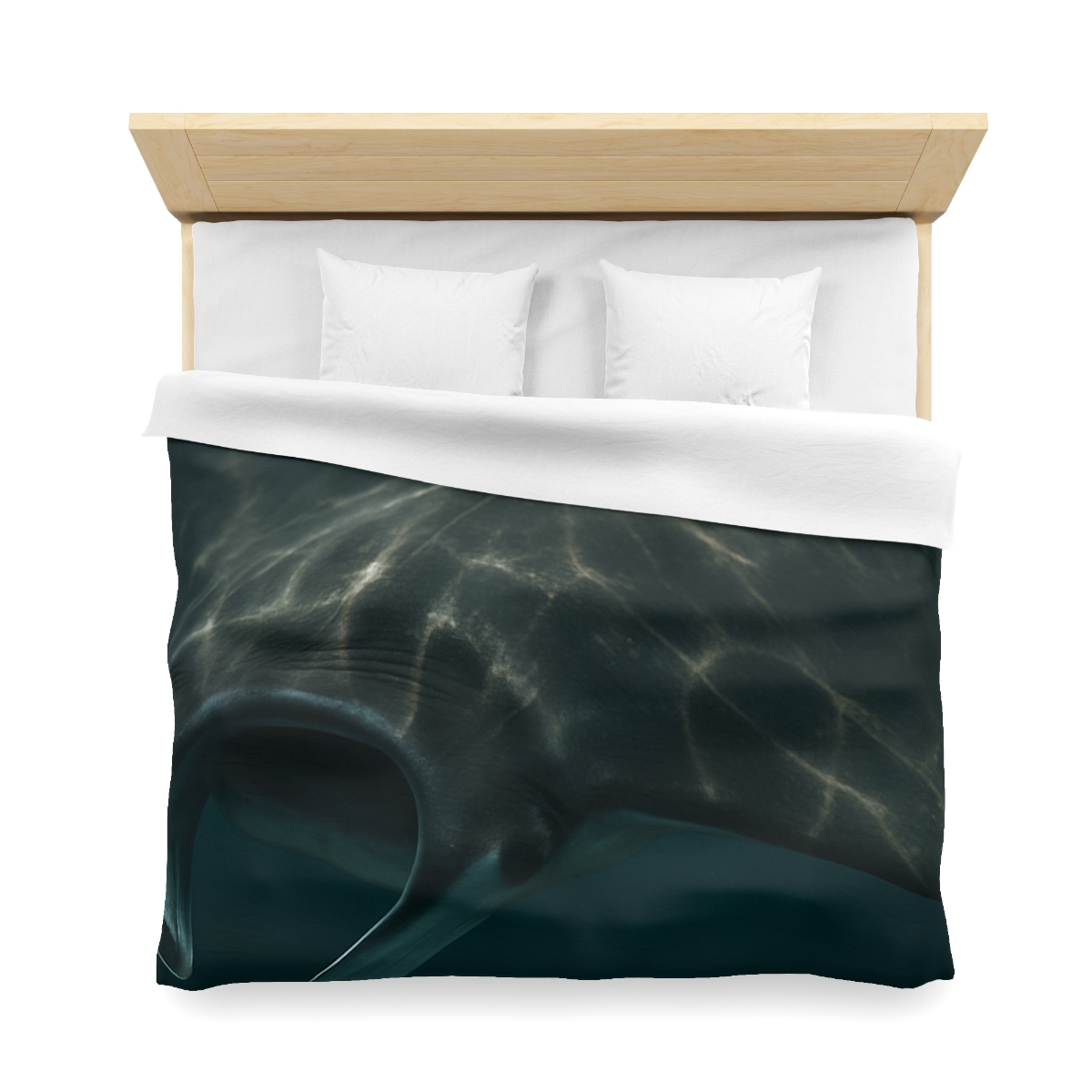 Moonlit Drift Giant Manta Ray custom duvets