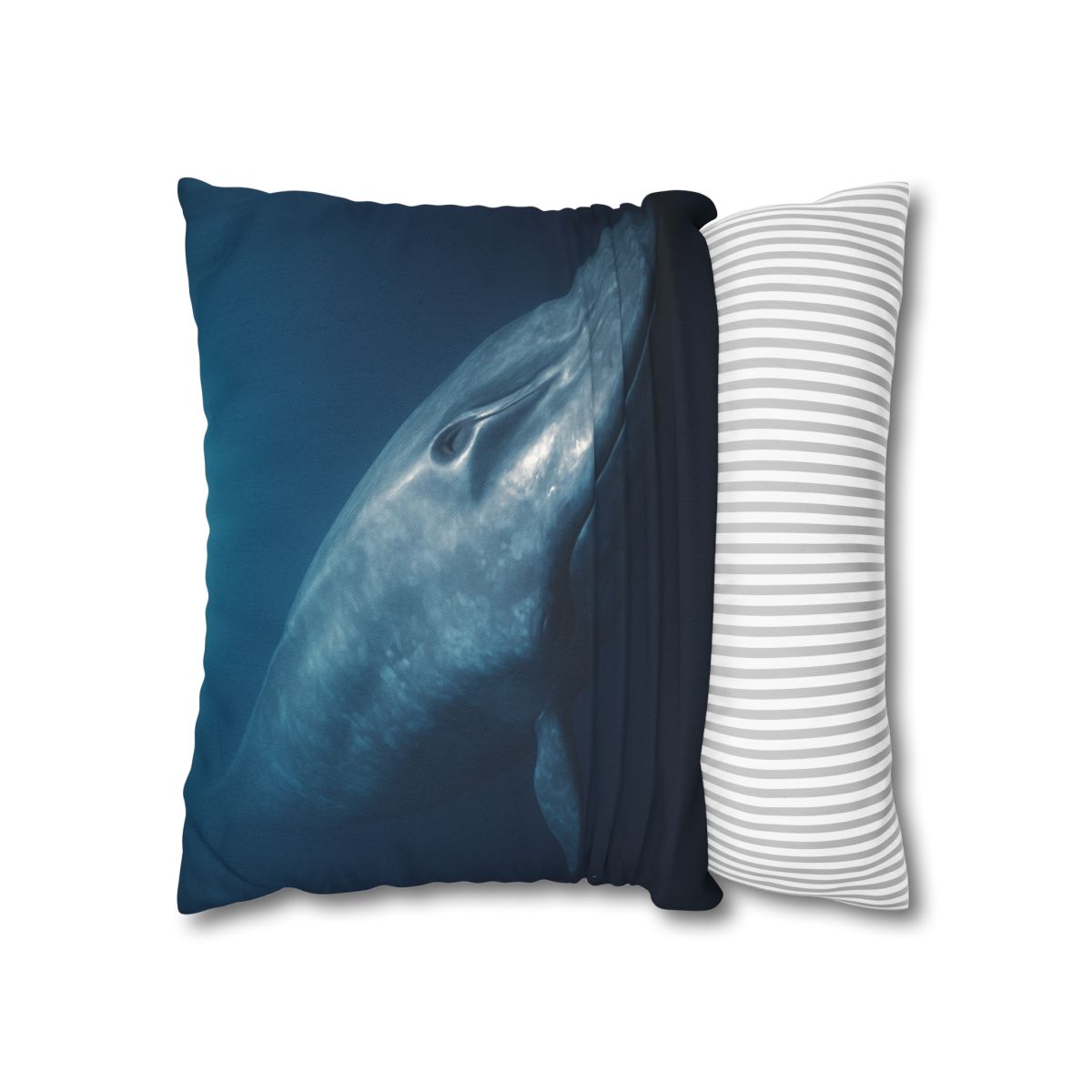 Ocean Song Blue Whale designer print pillow cases