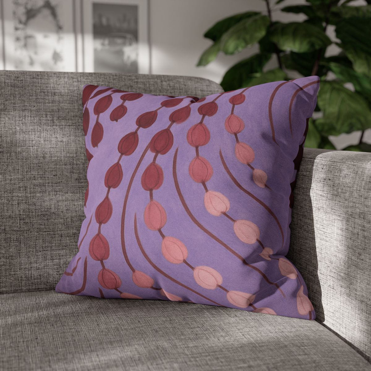 Spiral Bud Cascade trendy patterned pillow cases