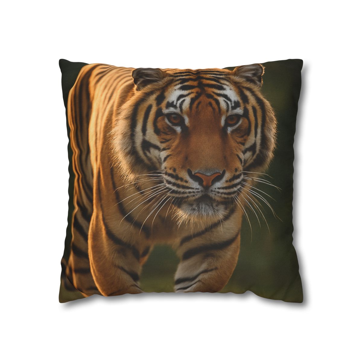 Forest Stalker Bengal Tiger personalized pillow covers