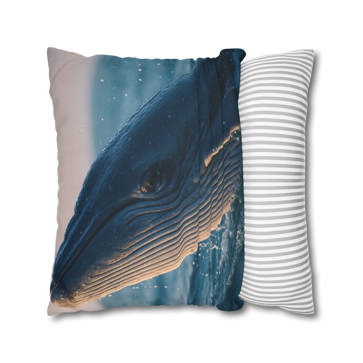 Ocean Song Blue Whale trendy patterned pillow cases