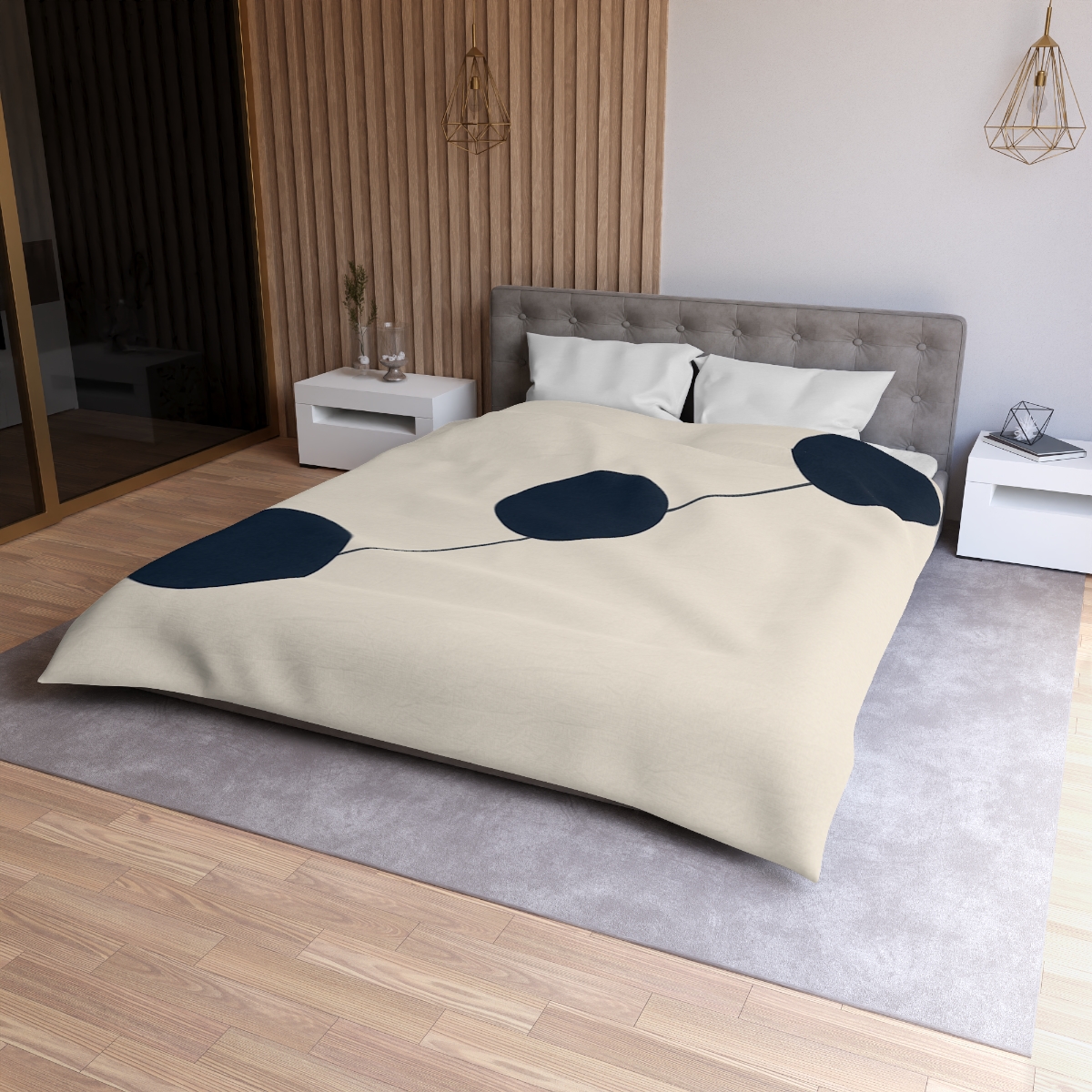 Stepped Circle Orbit custom duvets