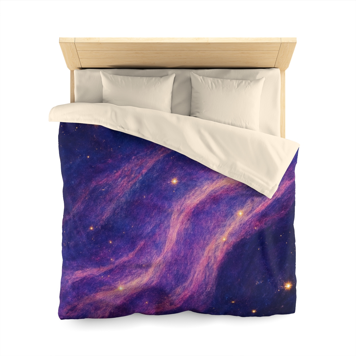 Celestial Veil Of Radiant Nebula unique patterned duvets