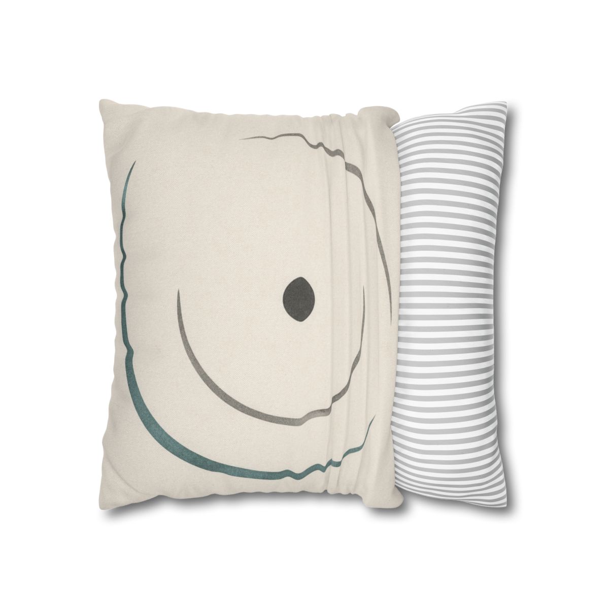 Twin Arcs And Centered Dot soft cotton pillow cases