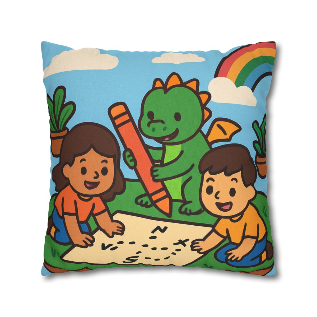 Sky Garden Map Makers With A Baby Dragon unique gift pillow cases