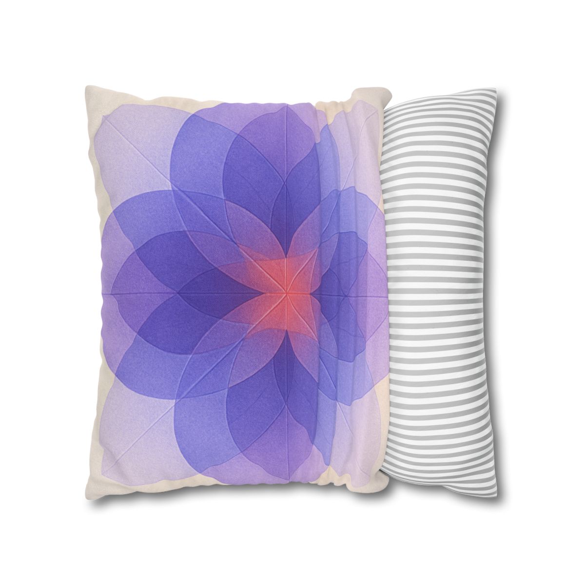 Petal Prism Overlap custom pillow cases