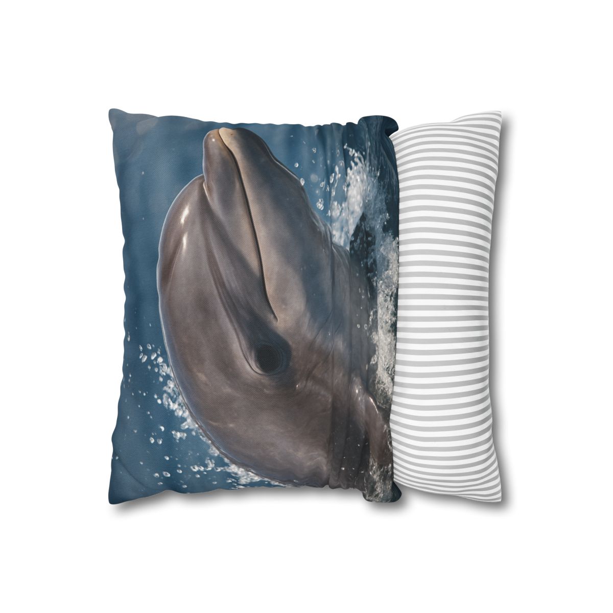 Mirrorflash Common Bottlenose Dolphin designer print pillow cases