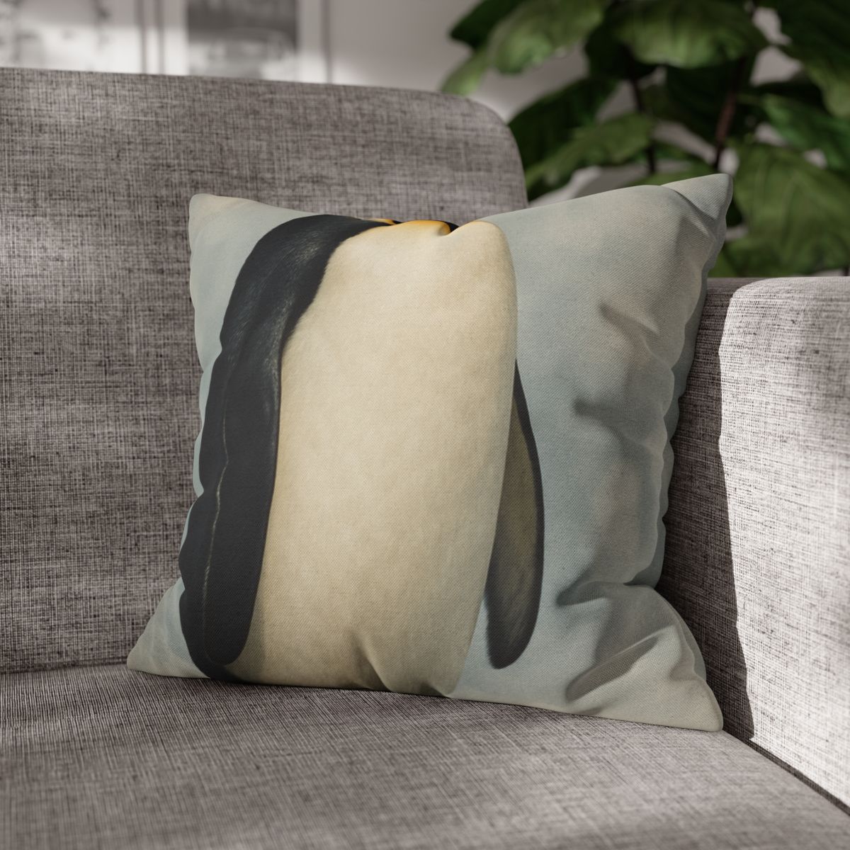 Frost Hush Emperor Penguin trendy patterned pillow cases