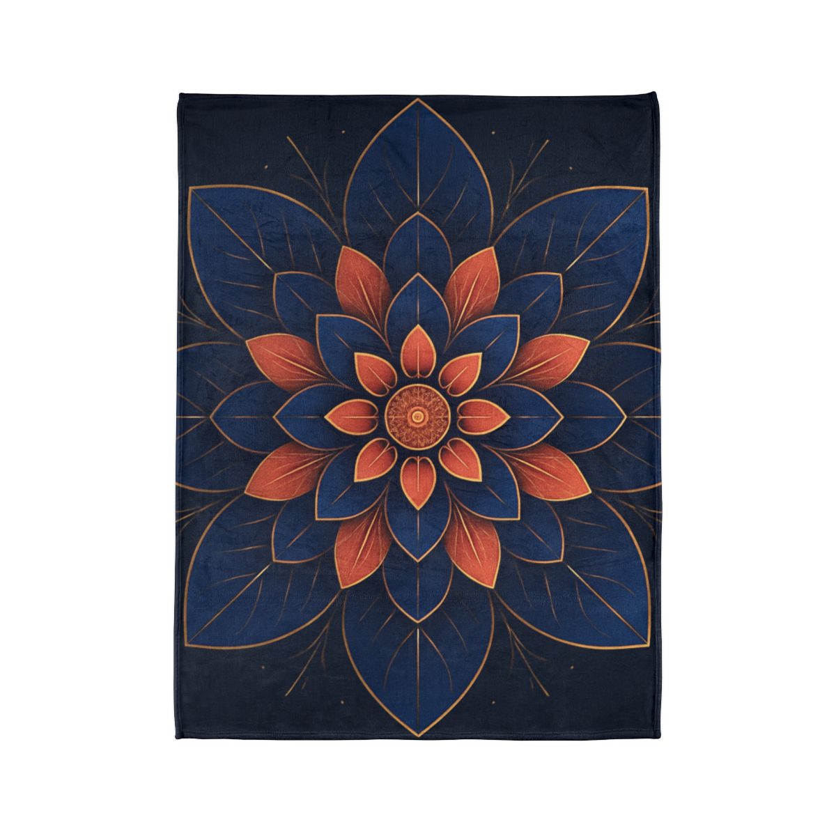 Petal Prism Medallion stylish throw blankets