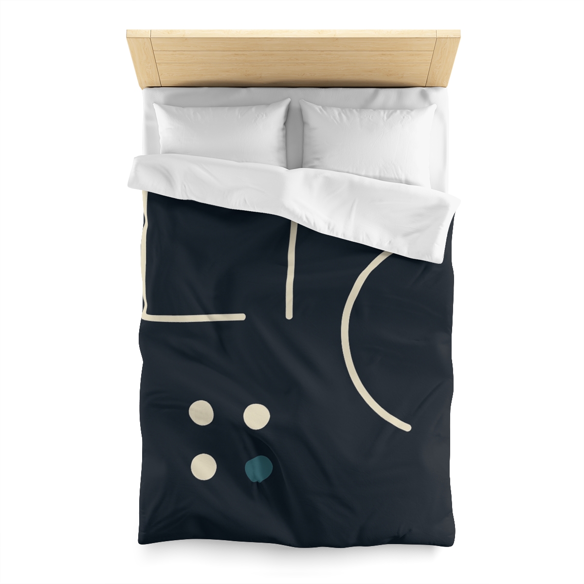 Framed Arc With Missing Cell Grid unique patterned duvets