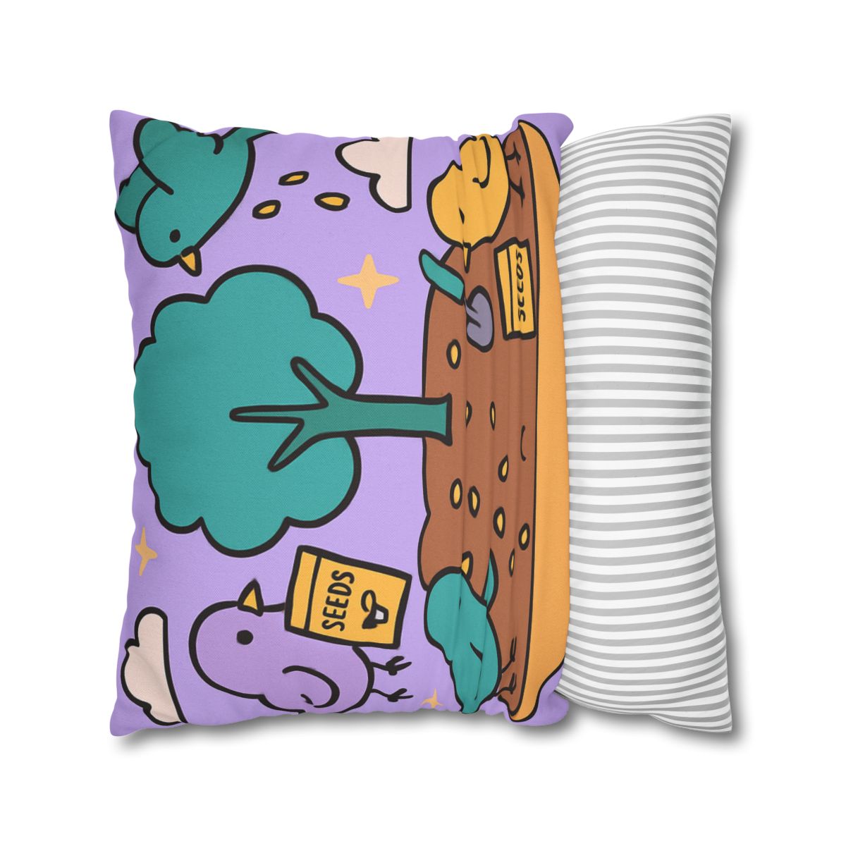 Galaxy Garden Aviary designer print pillow cases