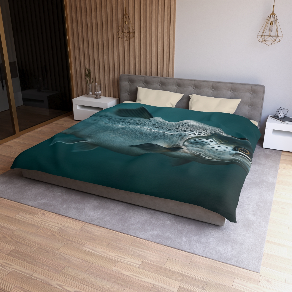 Silver Run Atlantic Salmon trendy bedroom duvets