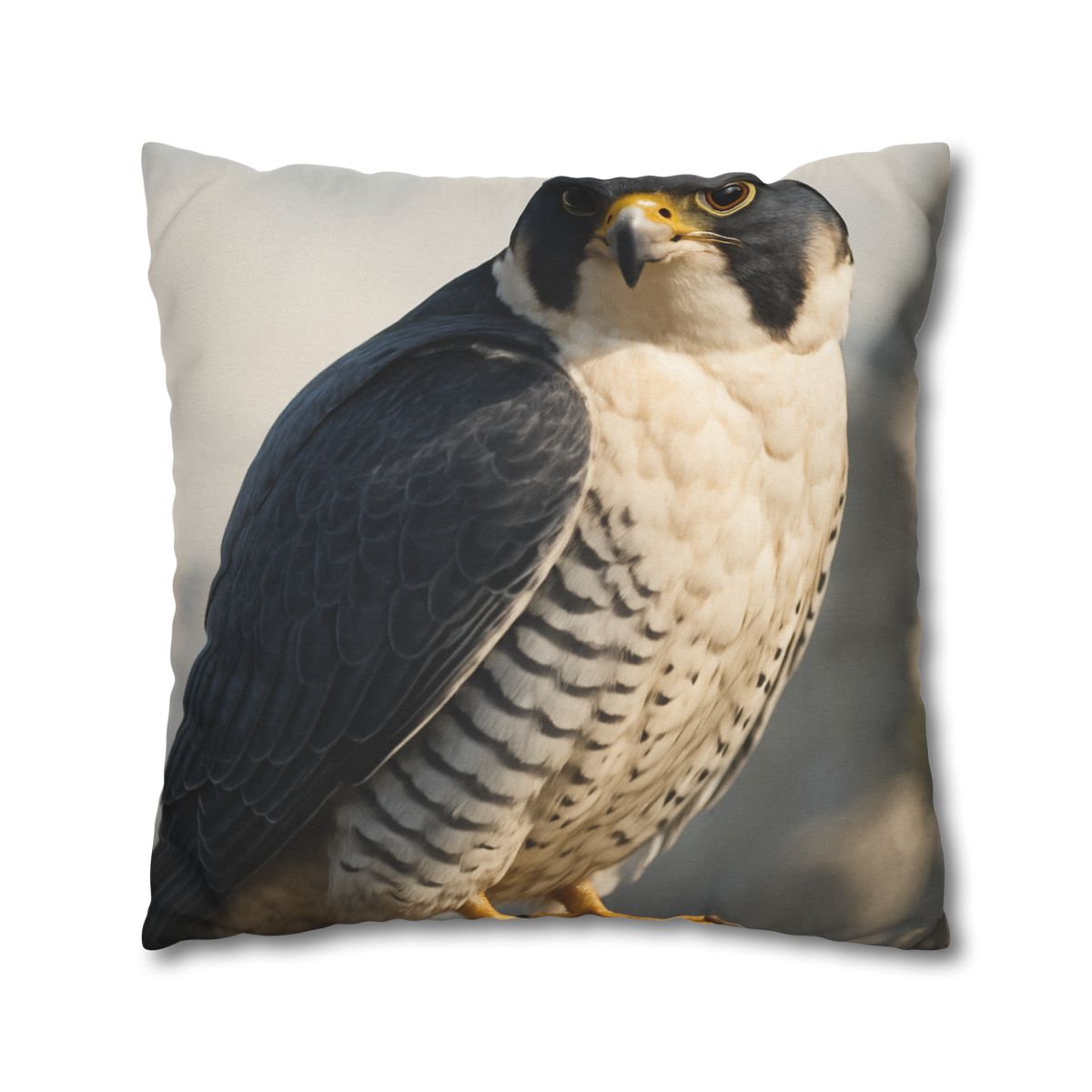 Velocity Gaze Peregrine Falcon soft cotton pillow cases