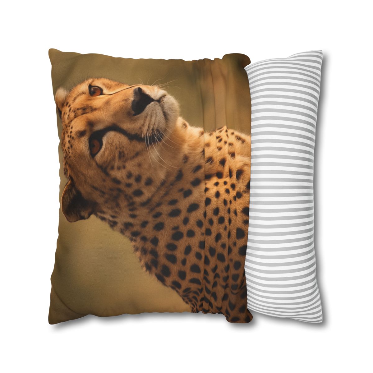 Amber Gaze Cheetah trendy patterned pillow cases