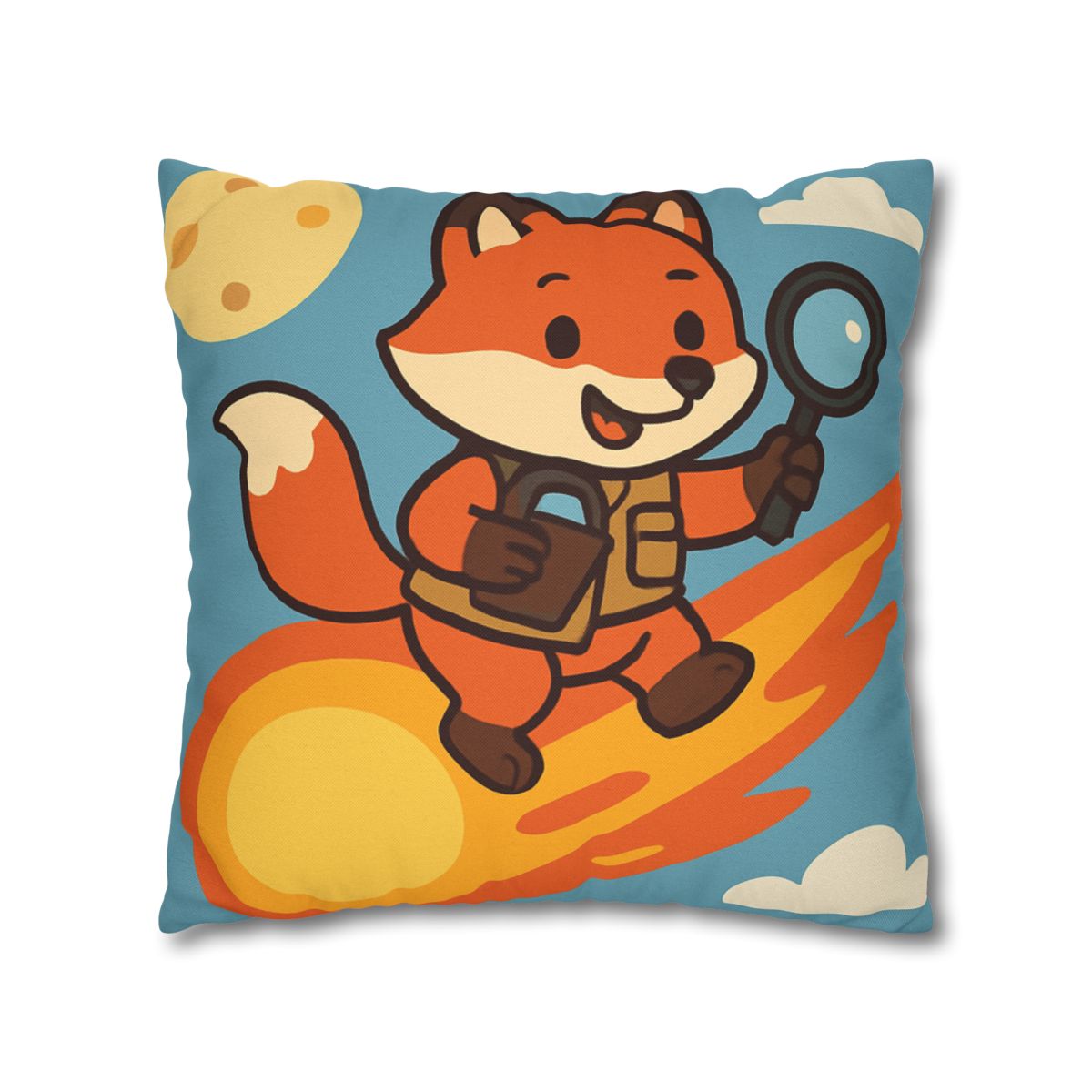 Comet Fox Explorer soft cotton pillow cases
