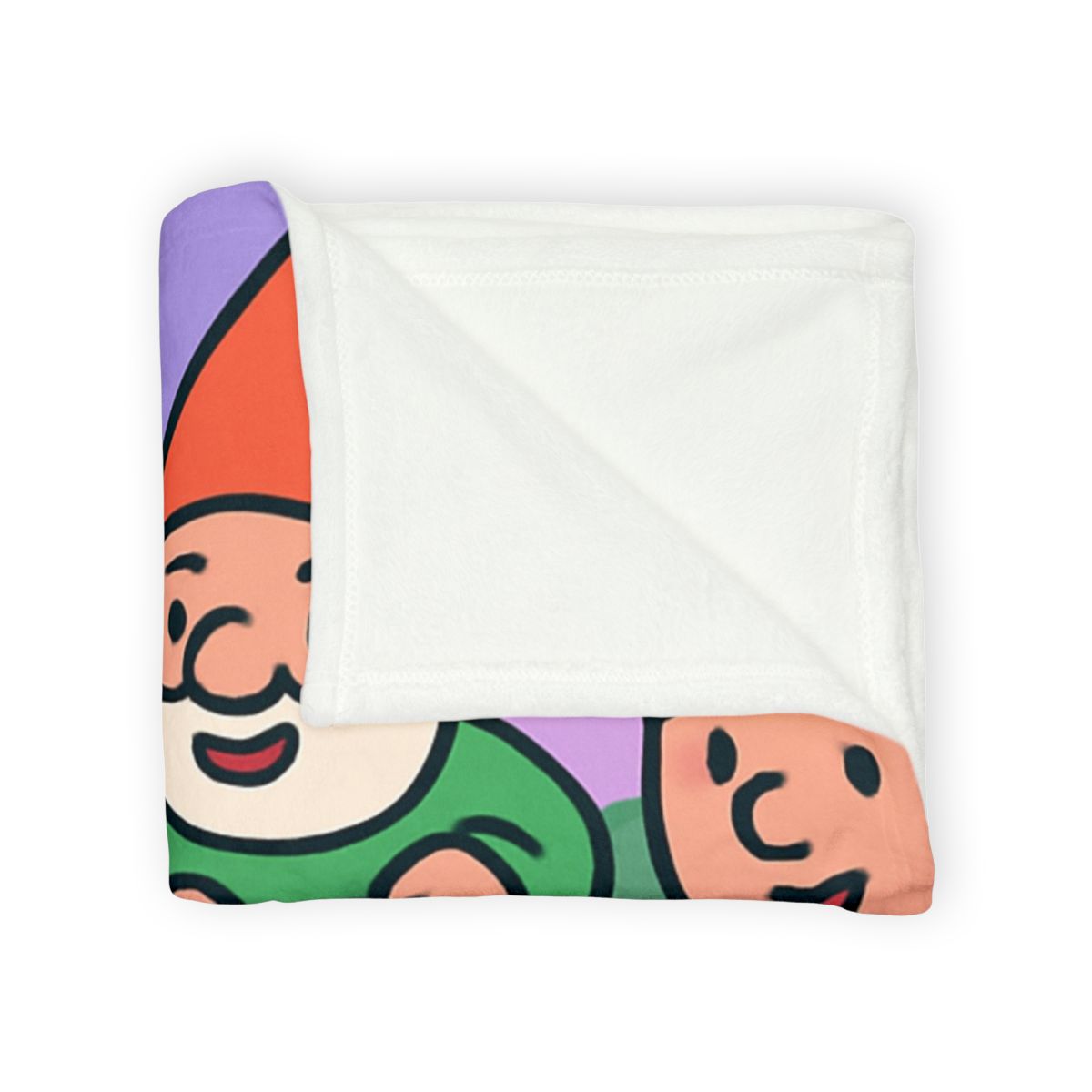Galactic Garden Gnomes designer printed blankets