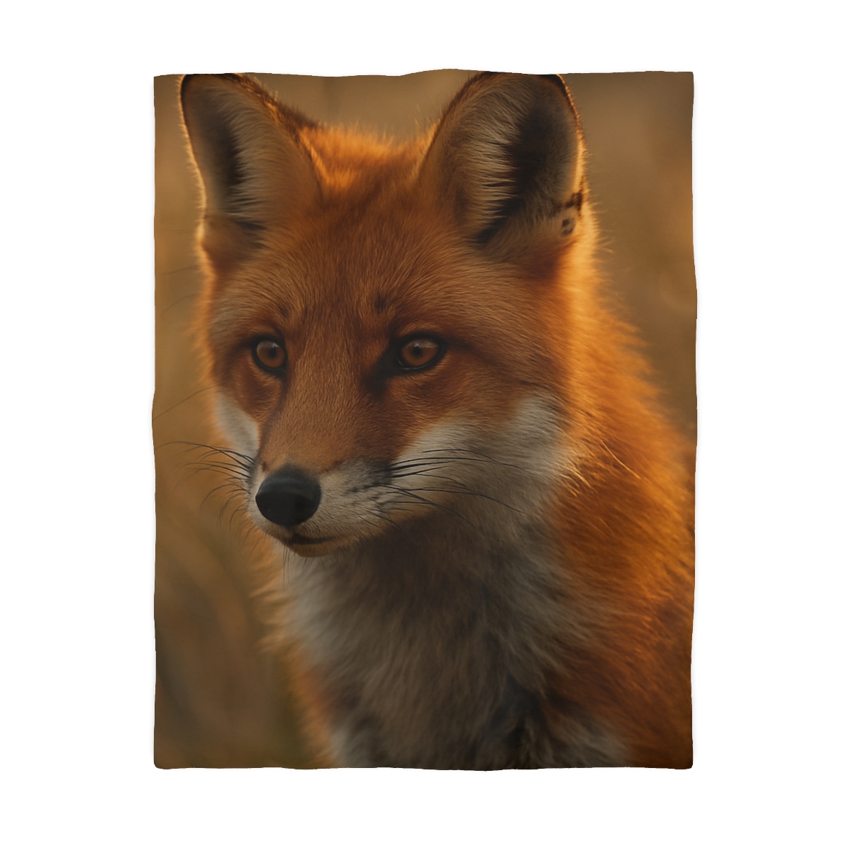 Crimson Whisper Red Fox custom duvets