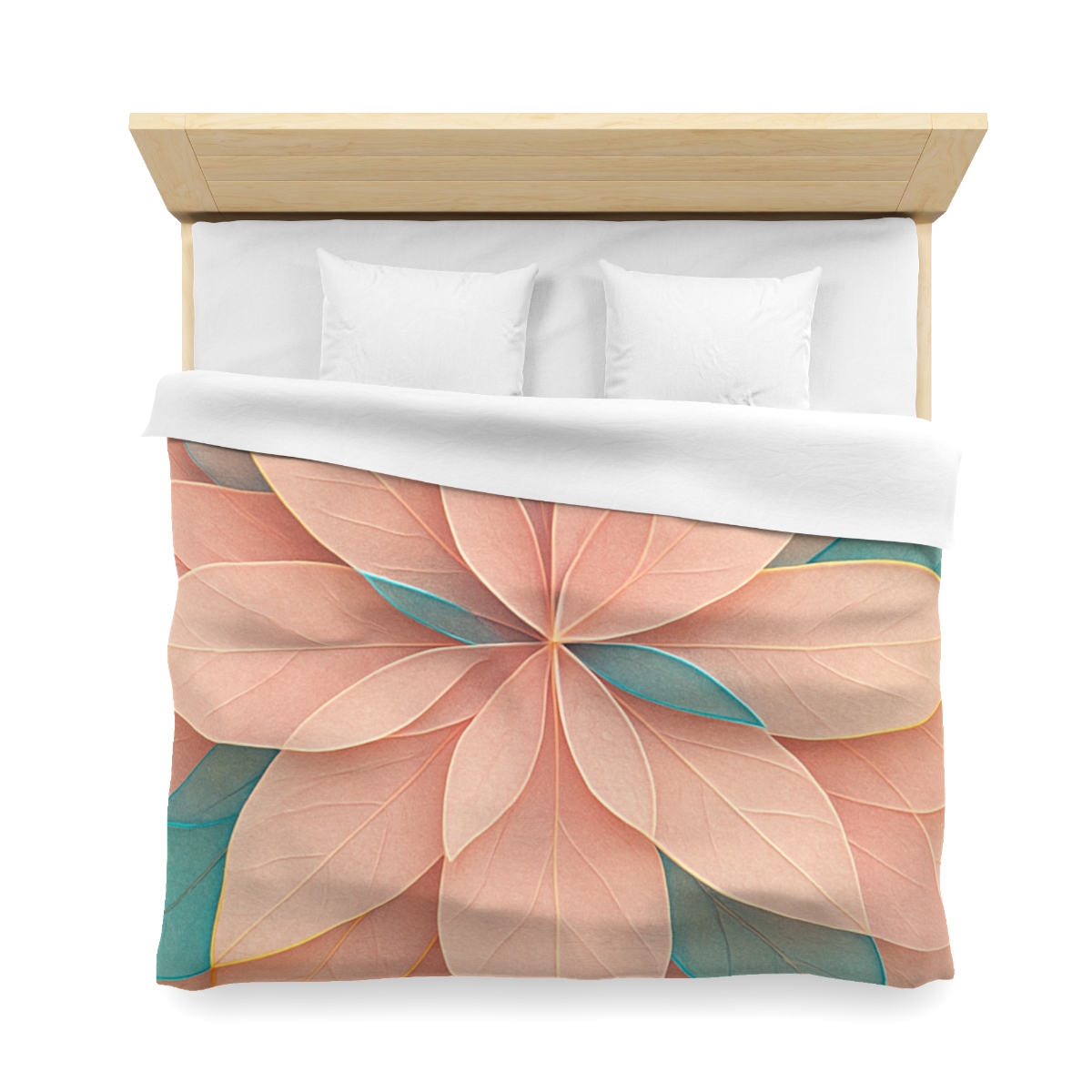 Petal Prism Overlap designer printed duvets