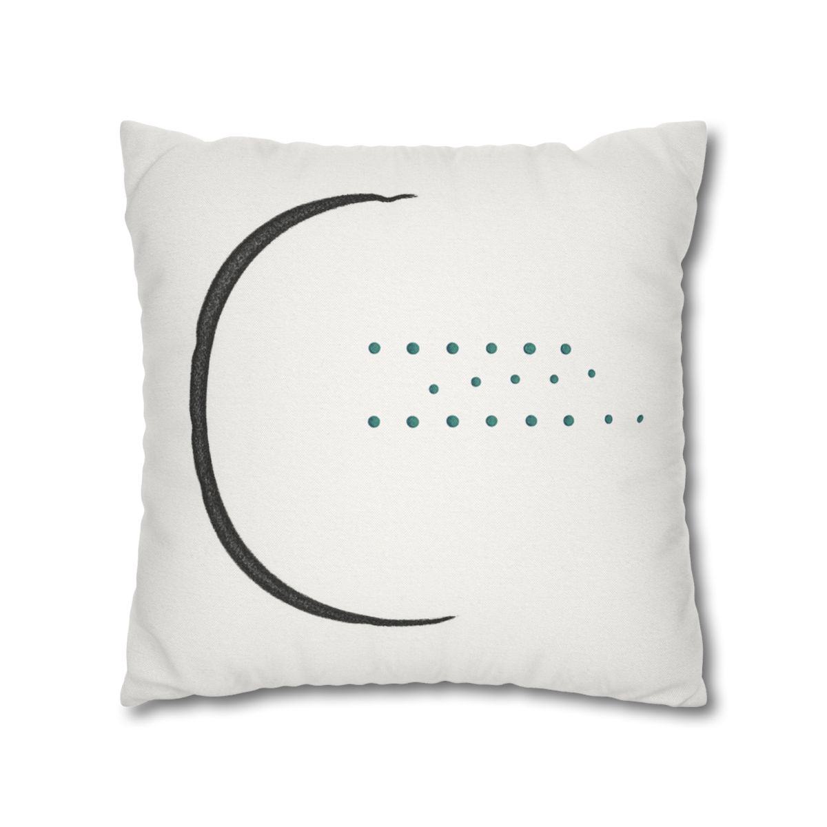 Split Crescent And Parallel Dots custom pillow cases