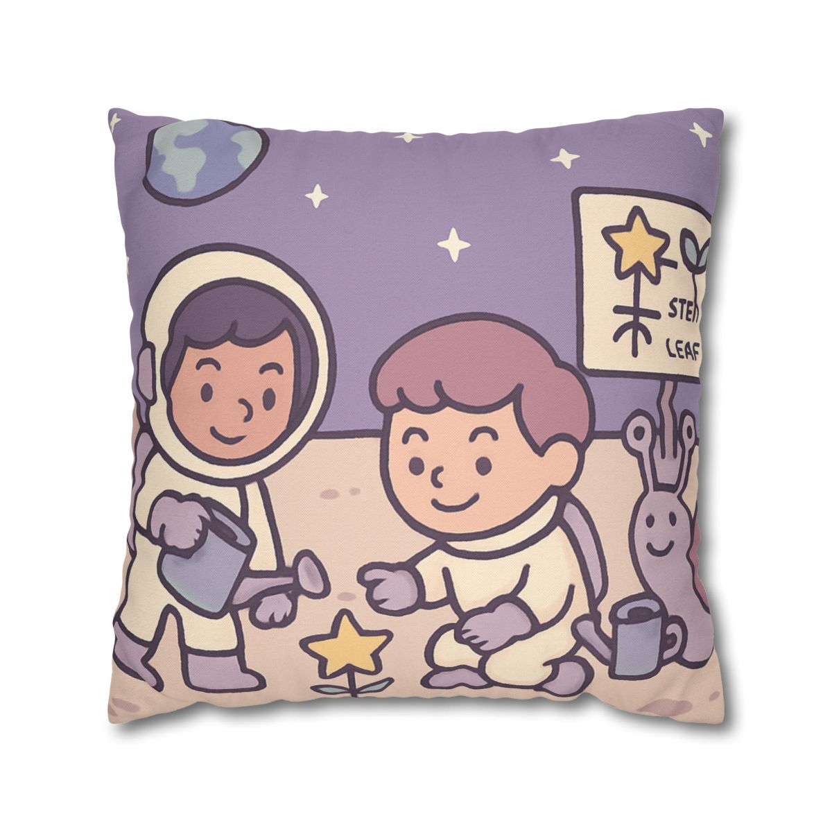 Moon Gardeners Planting Stardust Seeds soft cotton pillow cases
