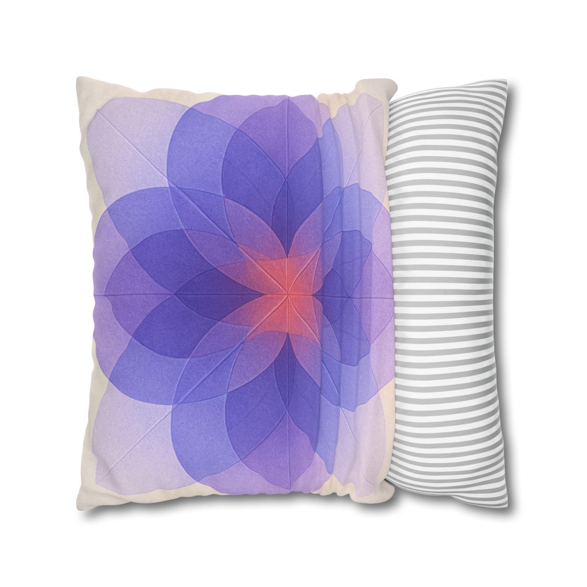 Petal Prism Overlap custom pillow cases