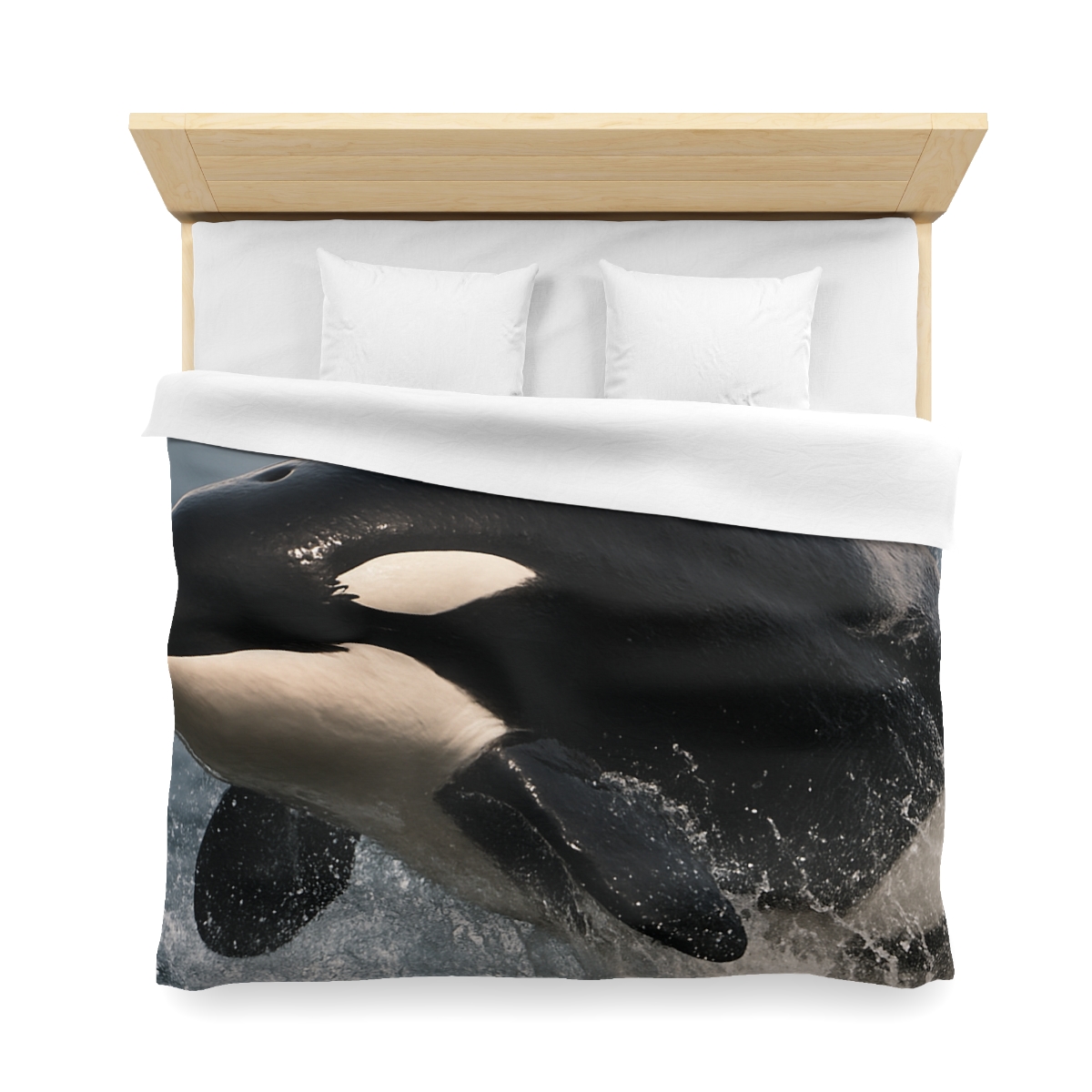 Storm Crest Orca personalized bedding duvets