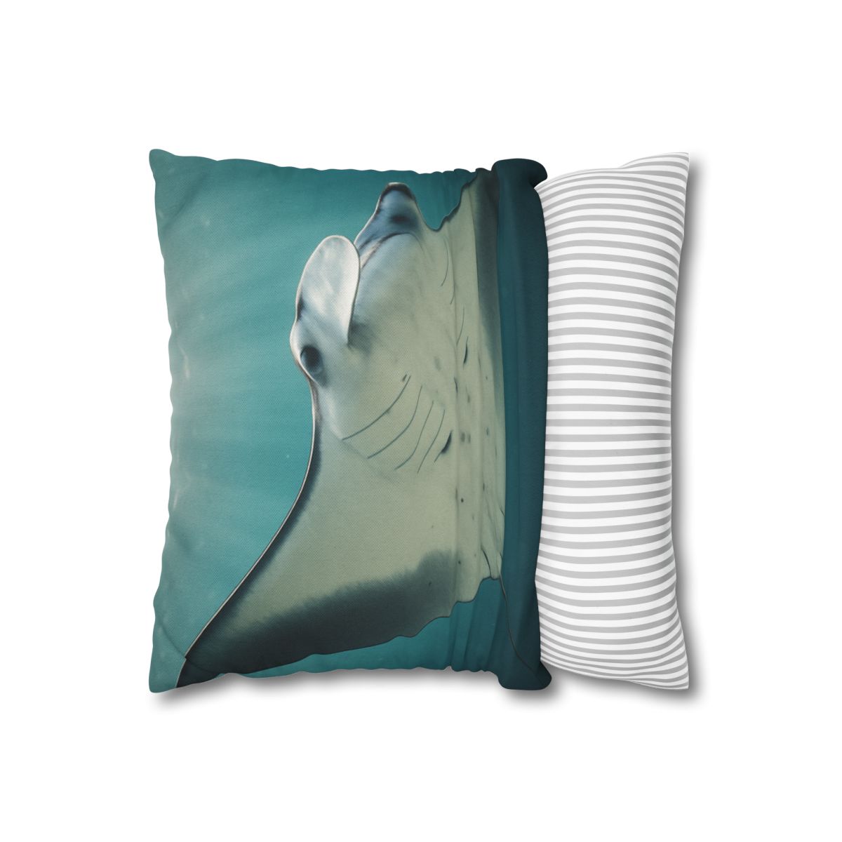 Celestial Glide Reef Manta Ray stylish decorative pillowcases