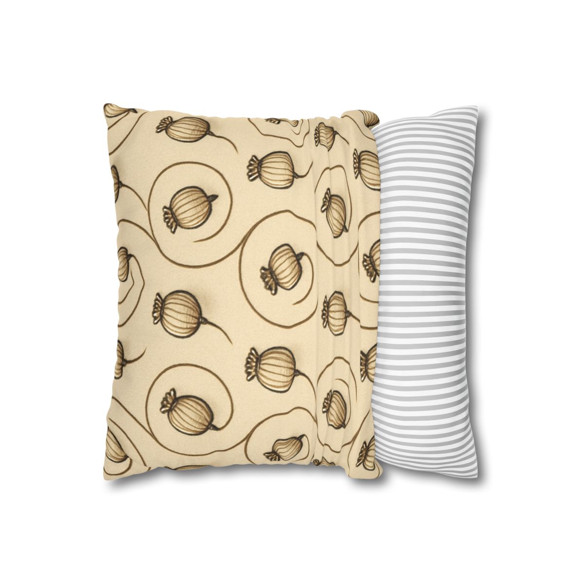 Seed Pod Spiral Ledger personalized pillow covers