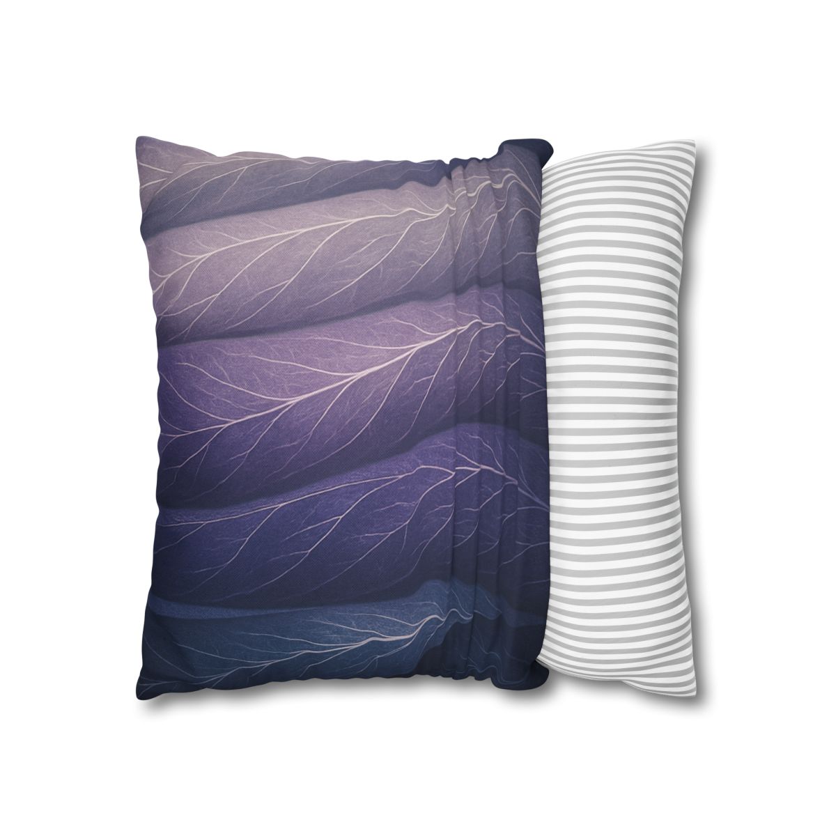 Leaf Vein Aurora Drapery stylish decorative pillowcases