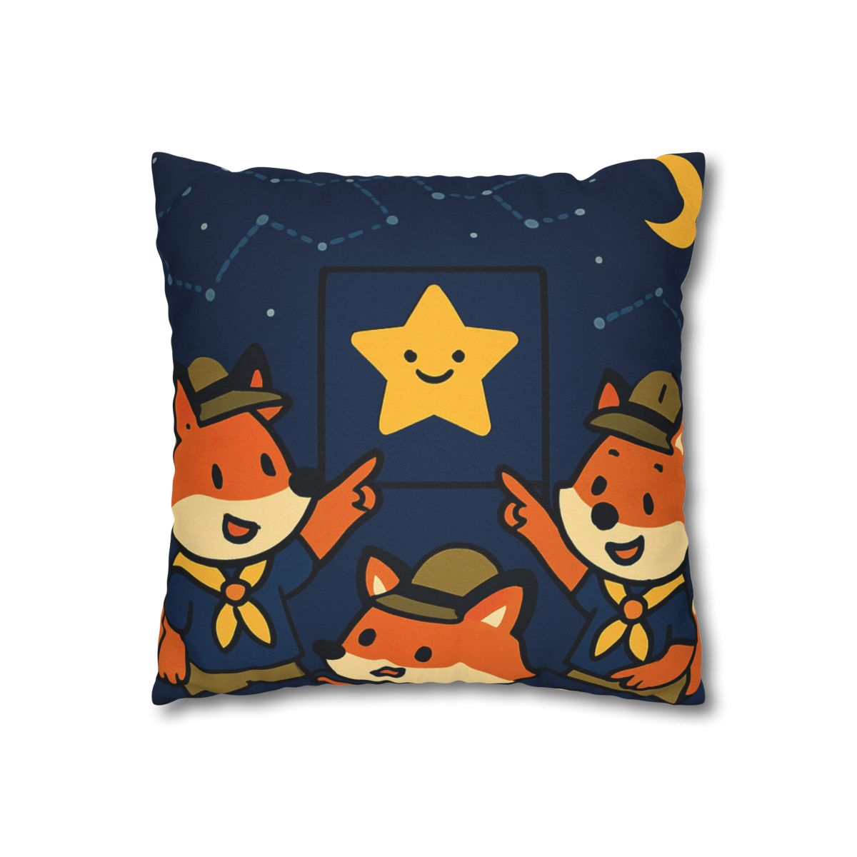 Stargazing Fox Scouts unique gift pillow cases