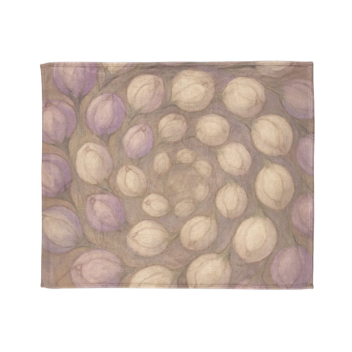 Bud Spiral Chorus soft fleece blankets