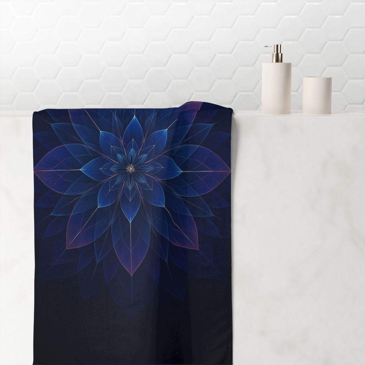 Petal Prism Mandala unique gift towels