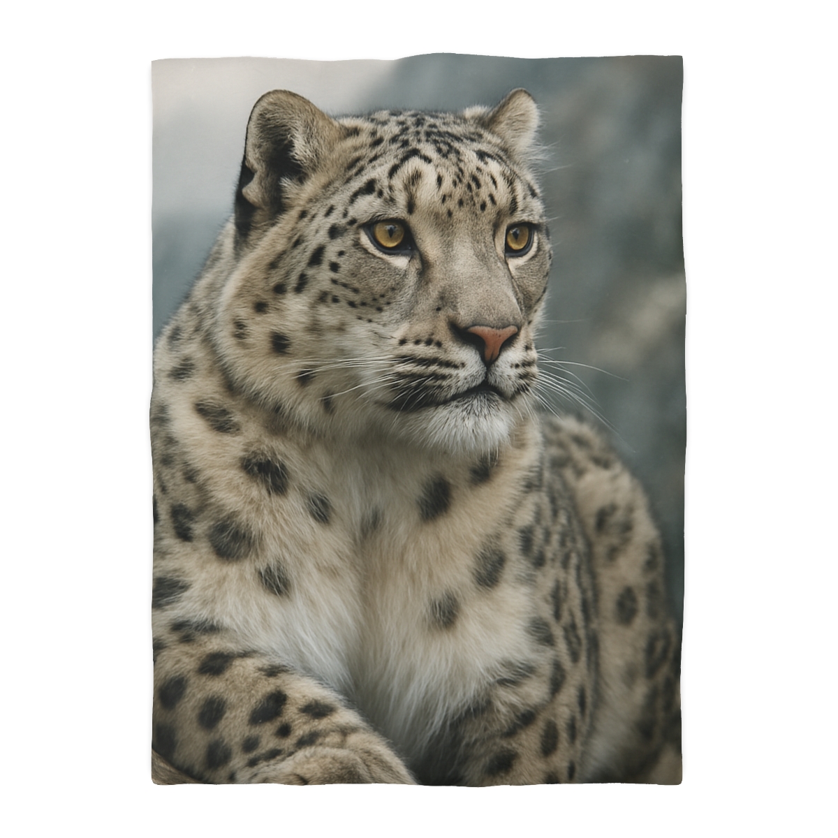 Highland Phantom Snow Leopard unique patterned duvets