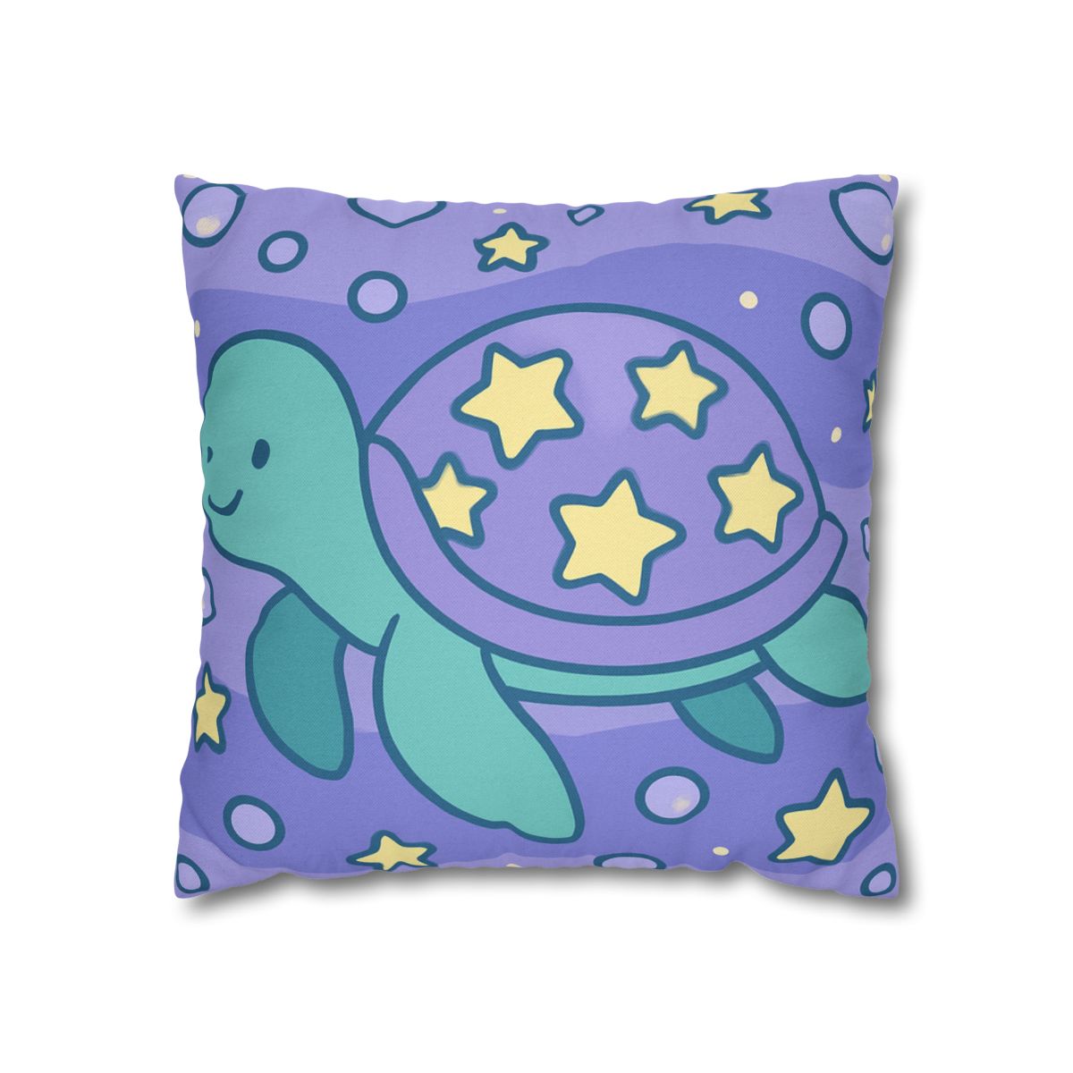 Nebula Ocean Turtle designer print pillow cases