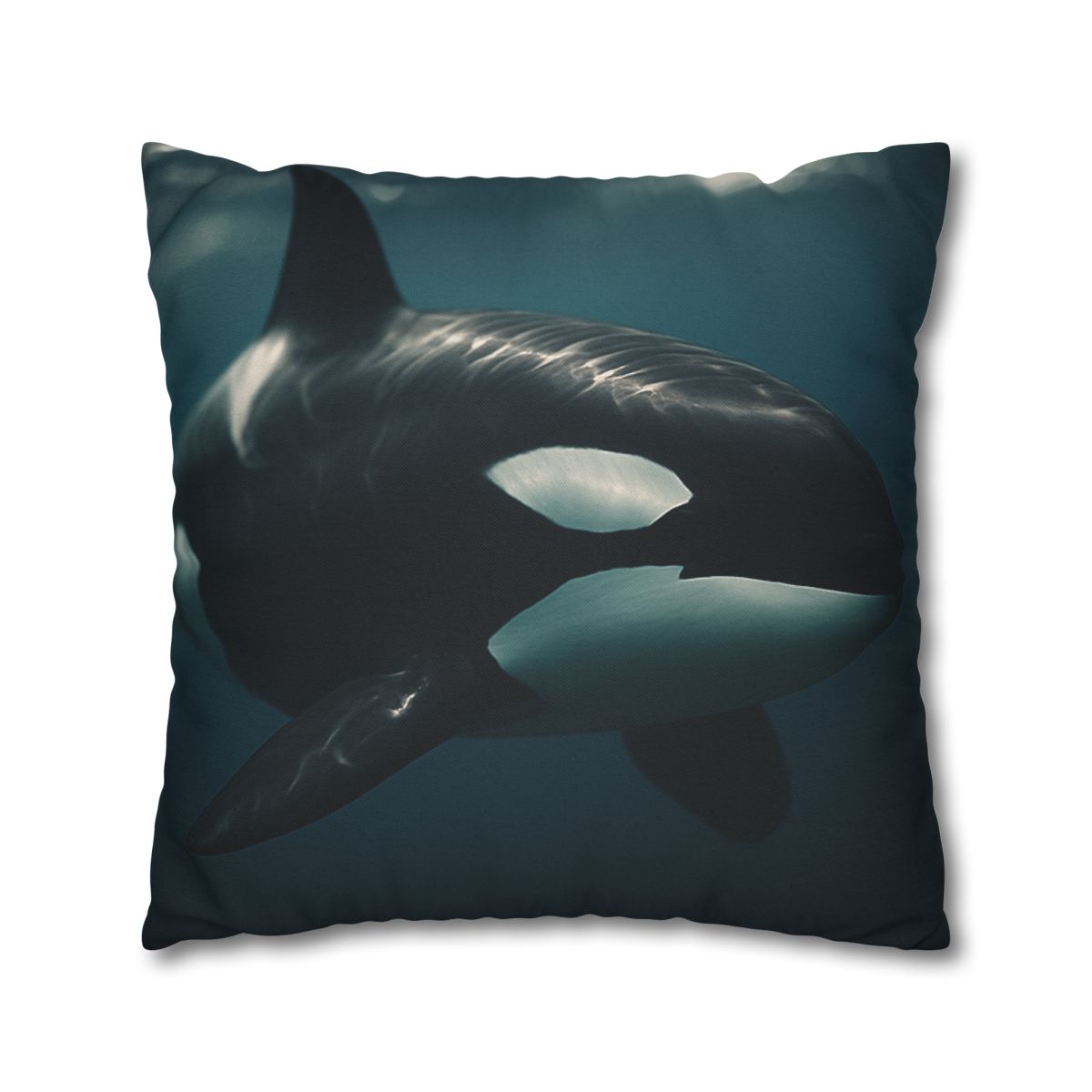 Tidal Shadow Orca soft cotton pillow cases
