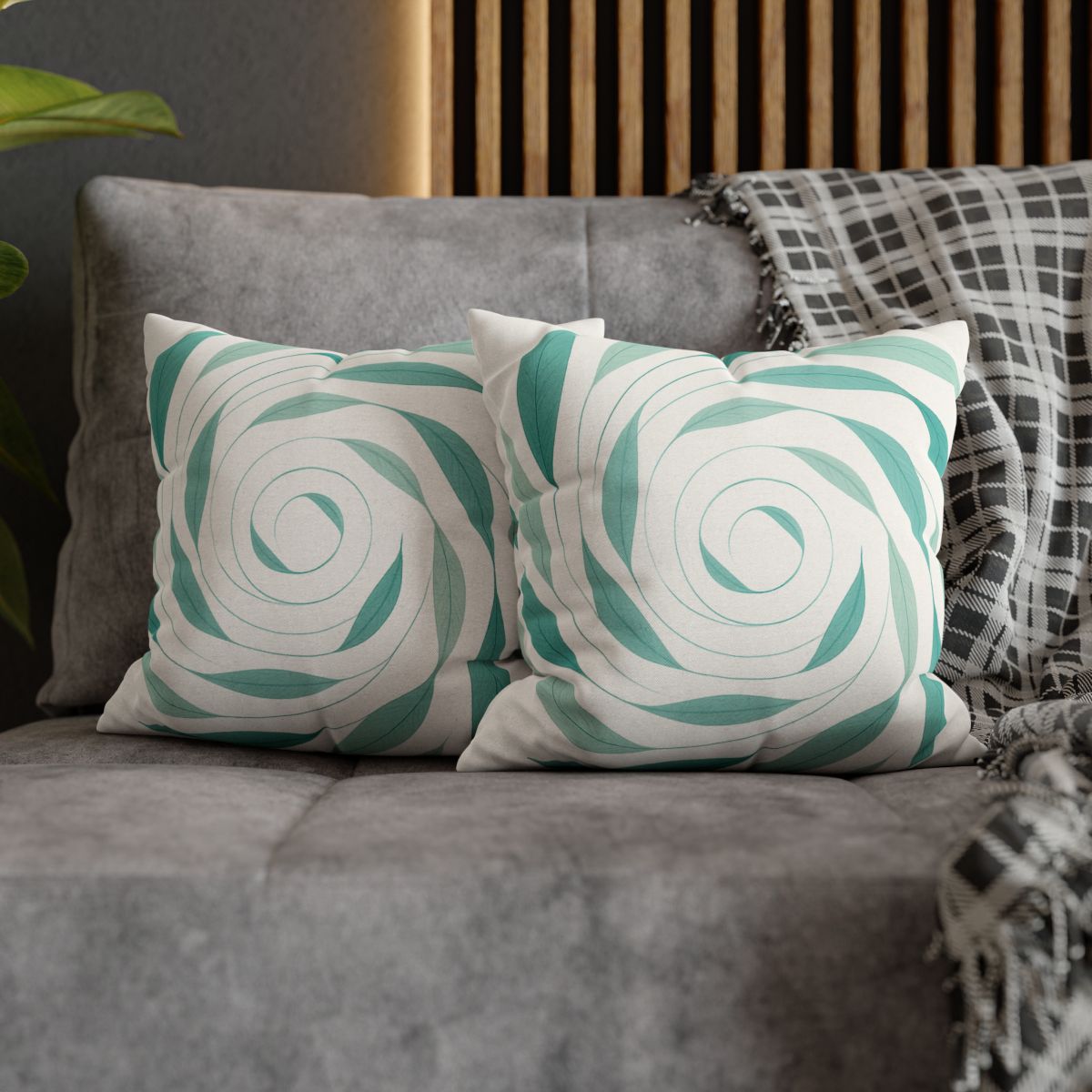 Orbiting Leaf Halo soft cotton pillow cases