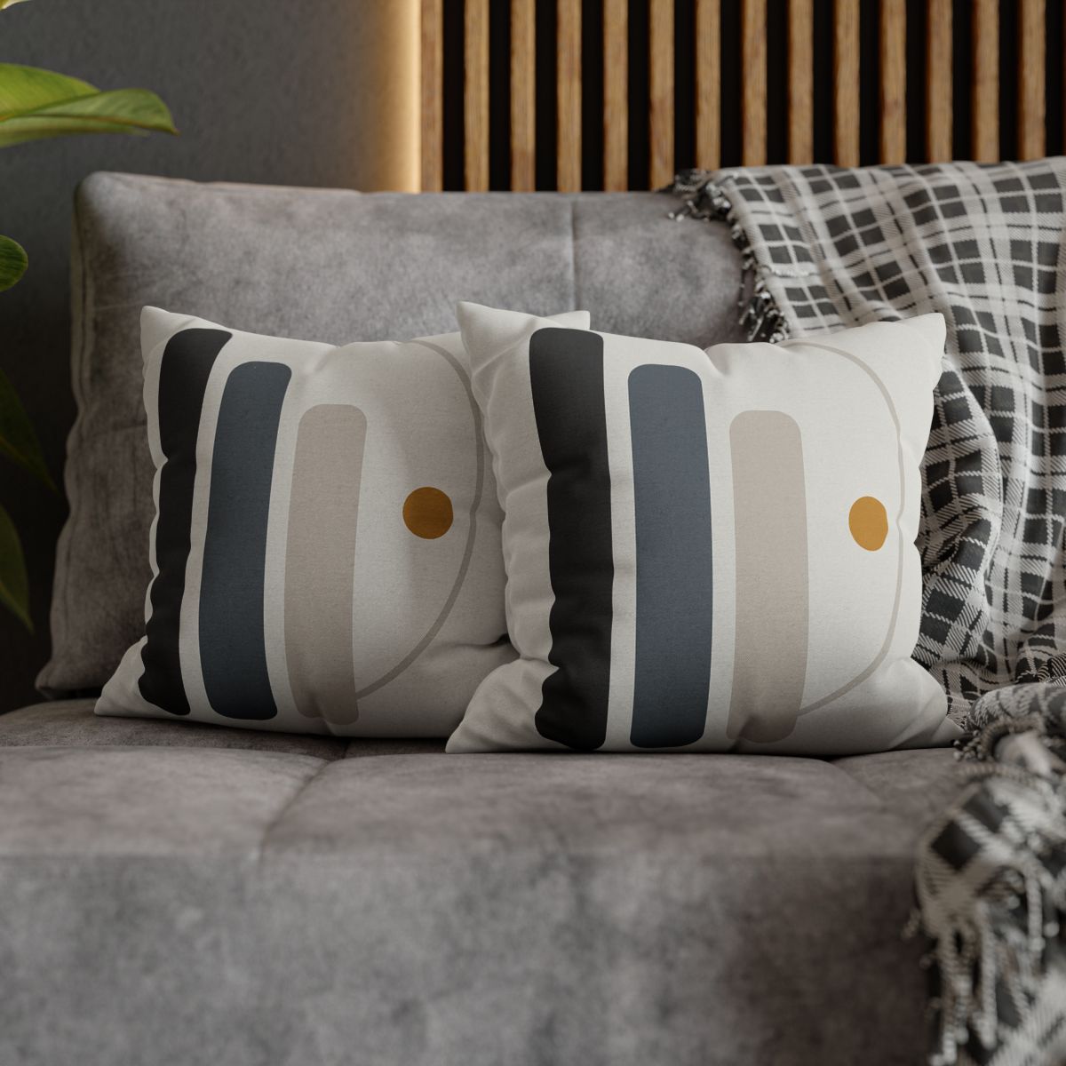 Offset Column And Quiet Arc soft cotton pillow cases