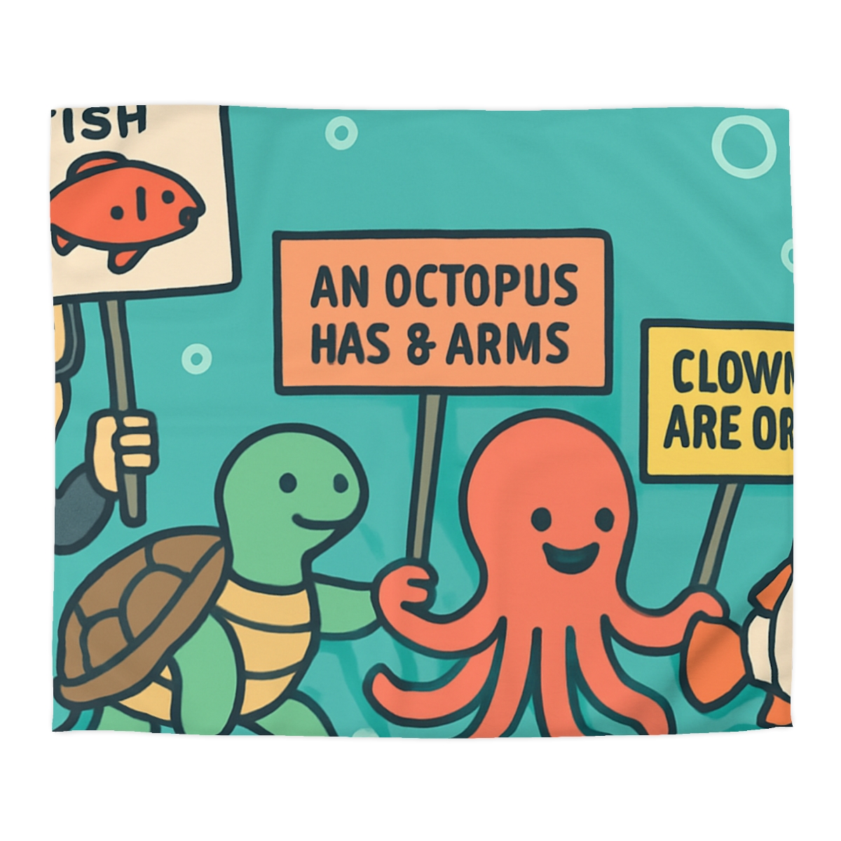 Coral Kingdom Science Parade warm winter duvets