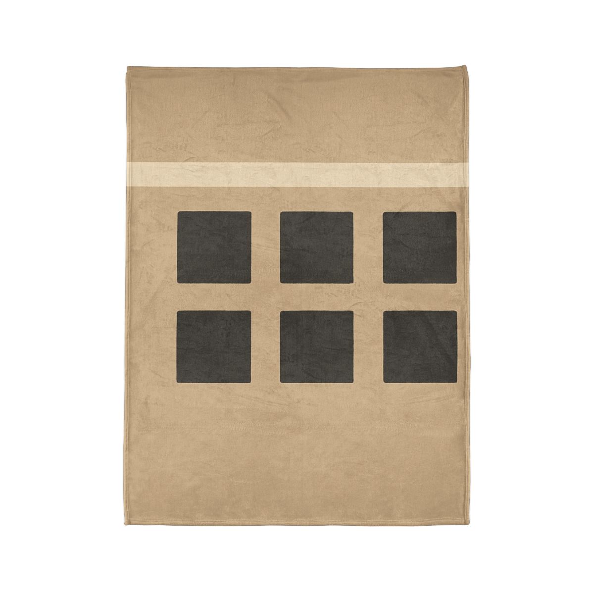 Short Grid With Missing Cell decorative home blankets
