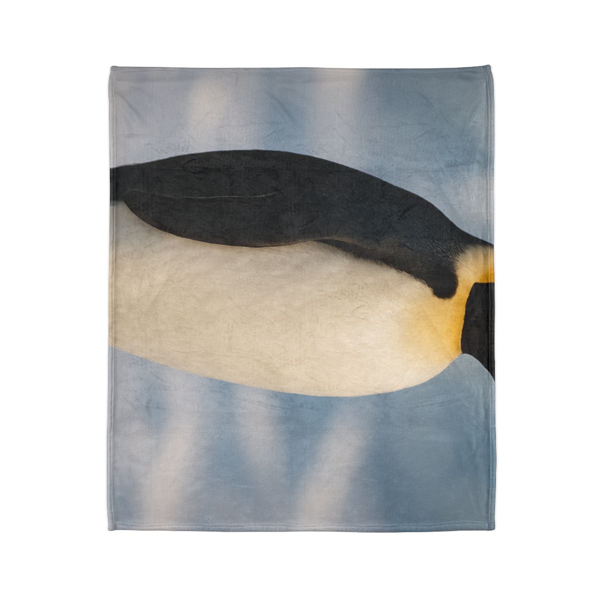 Aurora Drifter Emperor Penguin soft fleece blankets