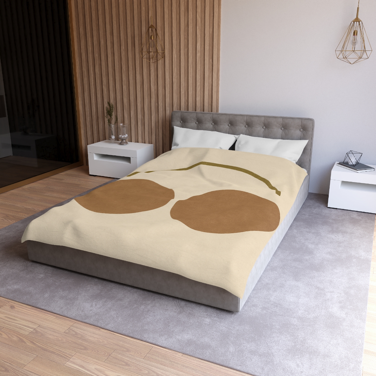 Arc Bridge Over Twin Circles stylish duvet covers