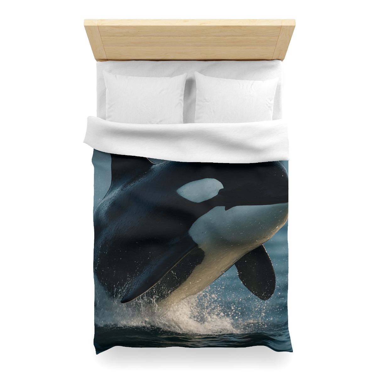 Abyss Glide Orca unique patterned duvets