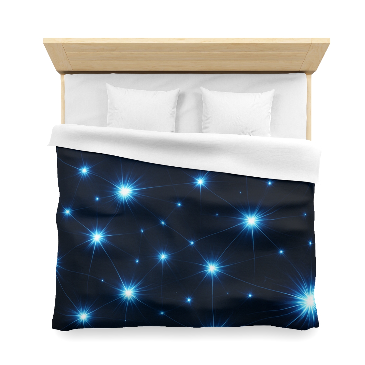 Photon Burst Constellation personalized bedding duvets