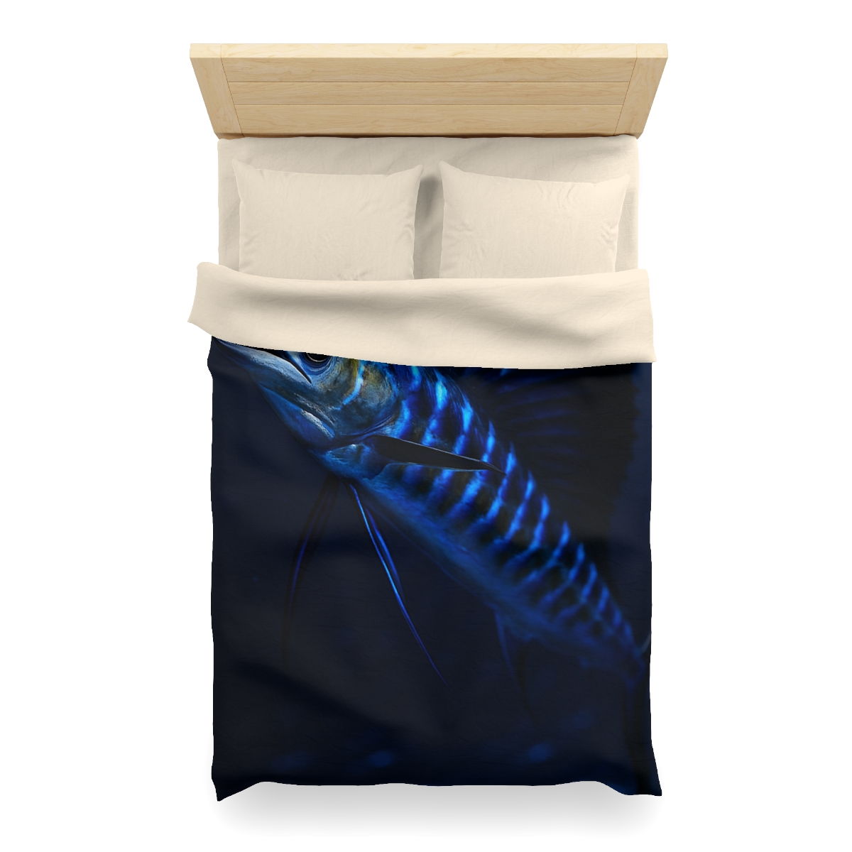 Nebula Crown Sailfish designer printed duvets