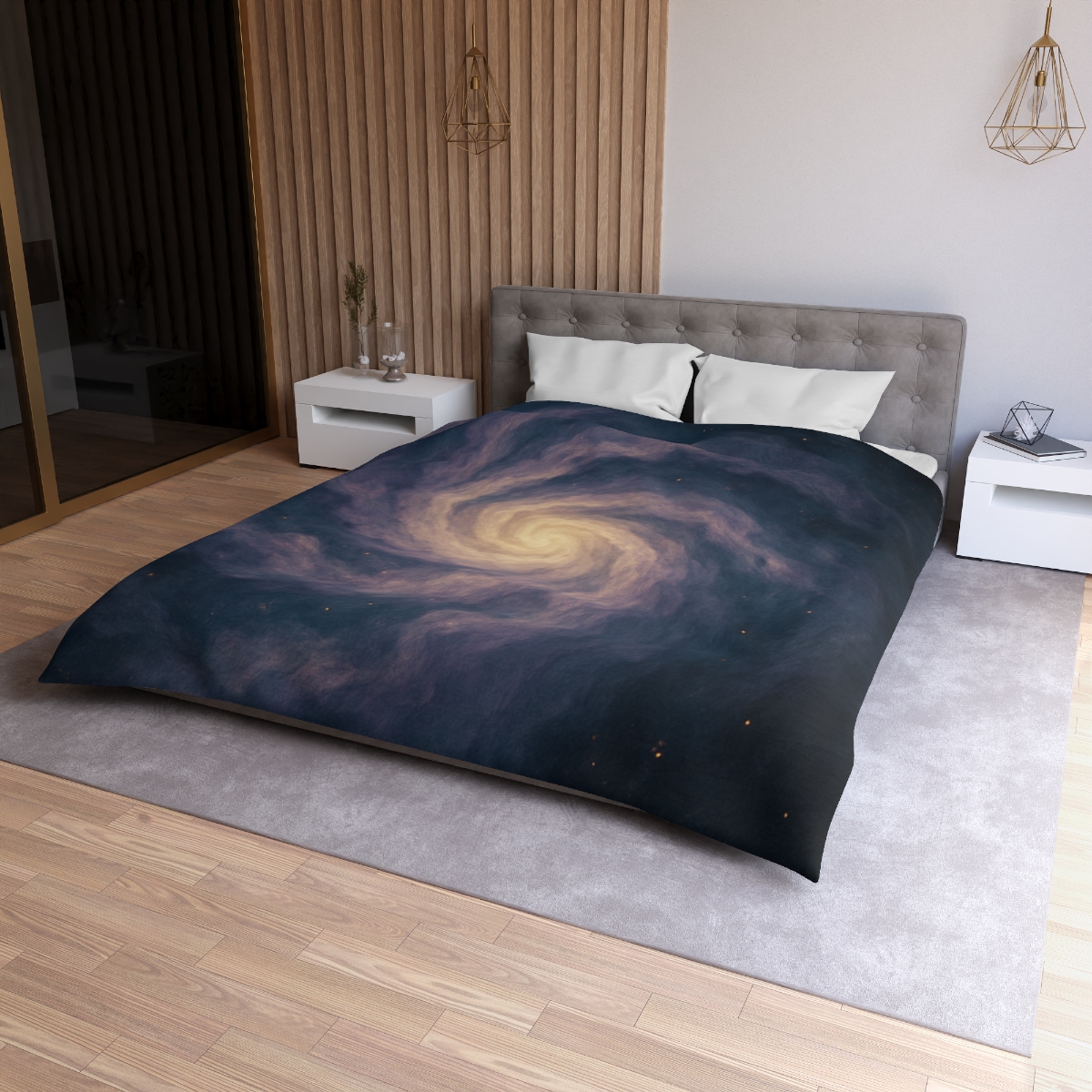 Nebula Spiral Garden soft comforter duvets