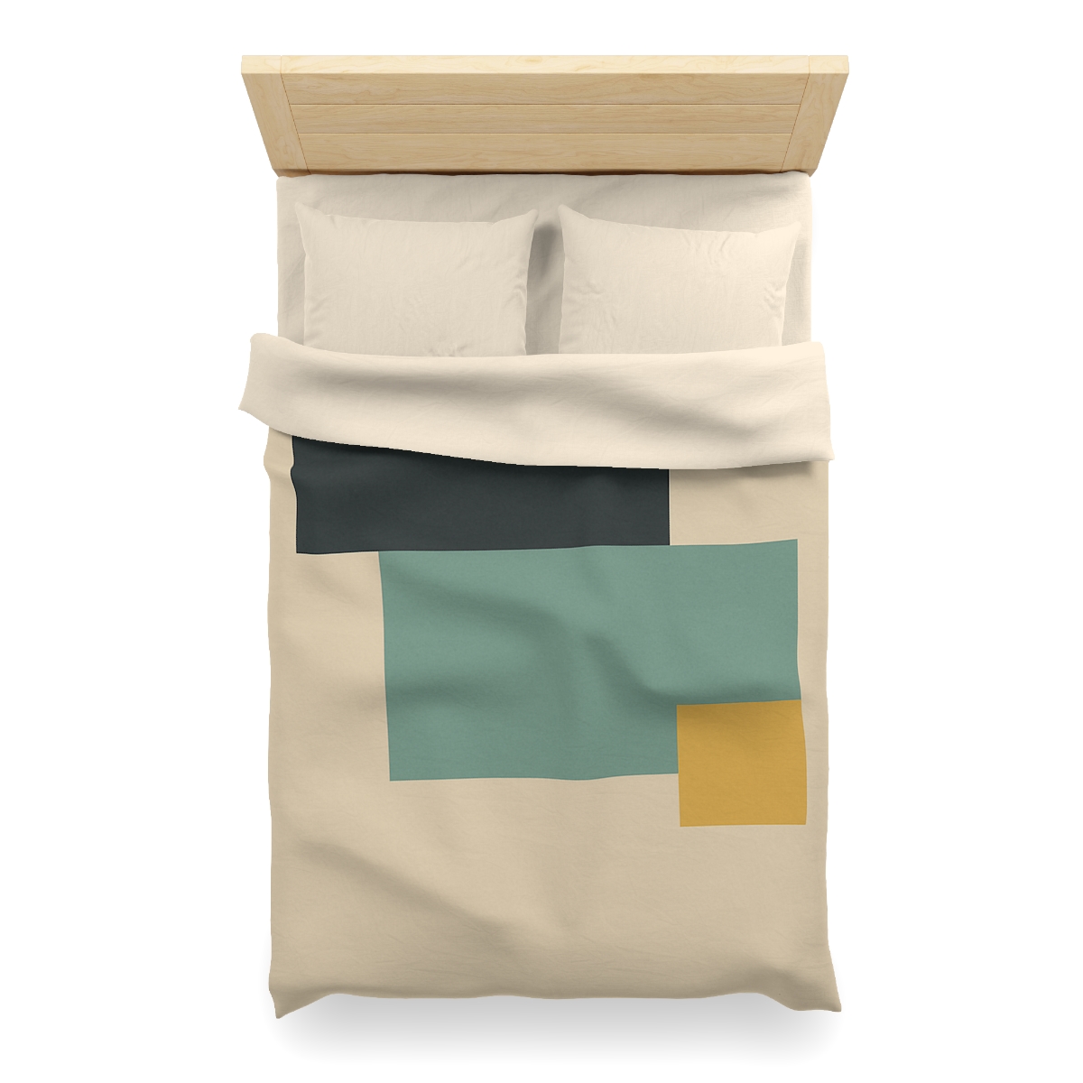 Offset Trio Of Blocks custom duvets