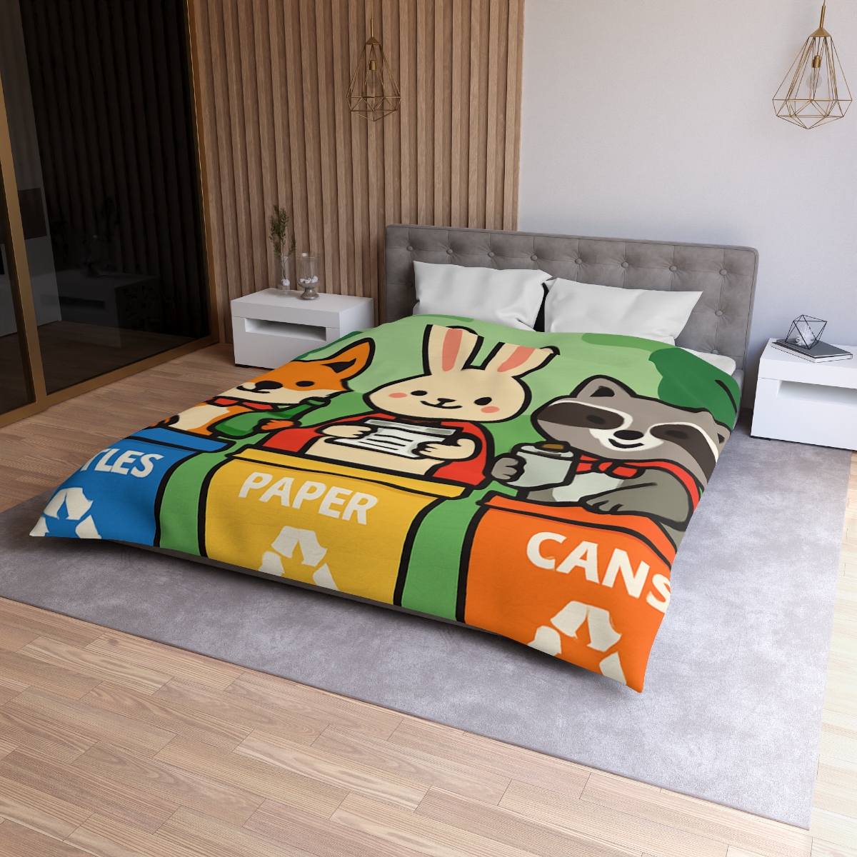 Forest Recycle Rangers unique patterned duvets