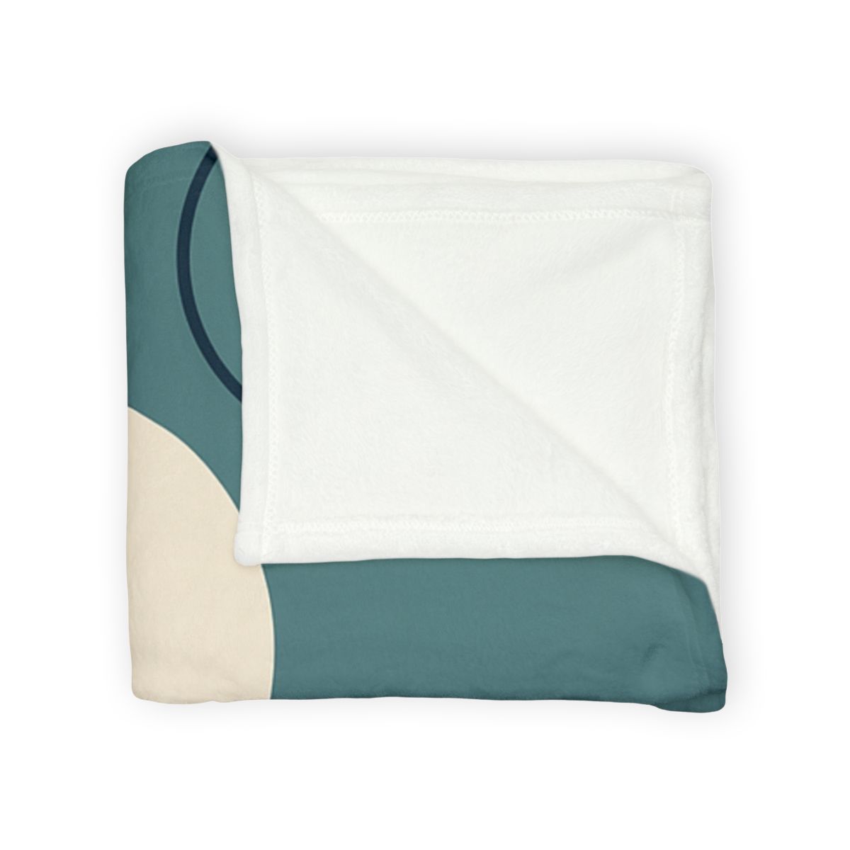 Staggered Trio Of Circles Harmony designer printed blankets